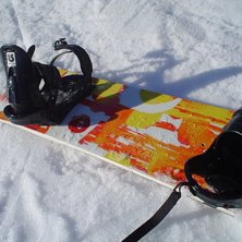 Foto: cisi. &Aring;kare: min snowboard.