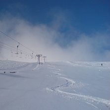 Dump natten mellan 4e och 5e April. S&aring; mycket sn�. Foto: Gert Anderzen. &Aring;kare: Gert Anderzen.