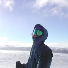 Lugnet efter en liten fj&auml;llstorm.. Foto: Magnus R&ouml;lin. &Aring;kare: Martin Persson.
