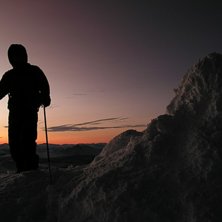 P&aring; toppen av Gr&ouml;nfj&auml;ll klockan 15.30 i b&ouml;rjan . Foto: Jakob Mj&ouml;bring. &Aring;kare: Per-Anders.