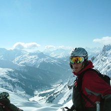 Det &auml;r g&ouml;tt n&auml;r man &auml;ntligen kommer till toppe. Foto: Johan Fladvad. &Aring;kare: Emil Saghamre.