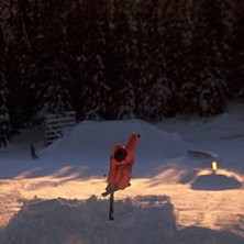 En del i projektet &amp;quot;Drop Cliffs, Not Bomb. Foto: Kristina Nordenmark. &Aring;kare: Sebastian Persson.