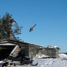 Fin lincoln &ouml;ver huset! ;). Foto: Daniel R&ouml;nnb&auml;ck. &Aring;kare: Adam Tunlind.