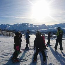 2 grader og str&aring;lende sol! 
.