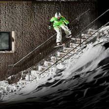 Best&auml;mde oss f&ouml;r att k&ouml;ra ett down r&auml;cke sent . Foto: Lucas Nilsson. &Aring;kare: Elias Henderson.