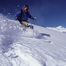 Sidste dag i powder for denne gang. Foto: Morten Tony Hansen. &Aring;kare: Christian Helweg.