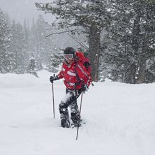 Jackson Hole gener&ouml;s med sitt vita guld!. Foto: Anders Merenius. &Aring;kare: Monica Eriksson.