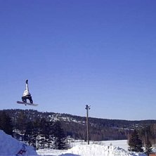 Hanna Hoppas p&aring; jarse big air. Foto: Frasse Fransson. &Aring;kare: Hanna Ericsson.