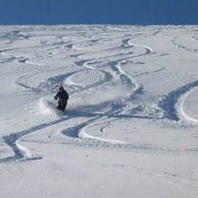 En h&auml;rlig dag p&aring; Whistler. Foto: Per Sj&ouml;blom. &Aring;kare: Erik Sj&ouml;blom.