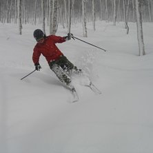 massa sn&ouml;! i april!. Foto: Christoffer Bostr&ouml;m. &Aring;kare: Lina Lundholm.