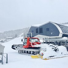 Fersk sn&oslash; i dag????????❄
N&aring; er vi i full gang .