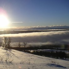 sk&ouml;n view en bit upp i ull&aring;dalen. Foto: Tommy Englund.