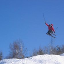 Jag i flottsbro. Foto: Samuel Martinez. &Aring;kare: Tor Ingvaldsson Ranniste.