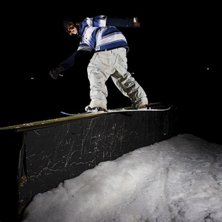 bs ls to noseslide, typ. Bra skit!! Tv&aring; blixhuvud. Foto: Niclas Dahlgren. &Aring;kare: Radom dude..