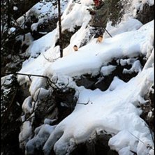 John Andersson k&ouml;r en av de klassiska linjerna p�. Foto: Carl-Olov Neider. &Aring;kare: Jan Banan.