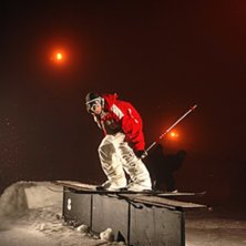 Lite kv&auml;llssession i V&auml;sj&ouml;.
Schysst ljus blev . Foto: Fredrik Andersson. &Aring;kare: Sebastian Del&eacute;r.