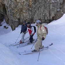 Ett fint offpist&aring;k med n&aring;gra roliga r&auml;nnor.. Foto: B&ouml;rre Hiis. &Aring;kare: Fr.V : Peder, pappa och jag.