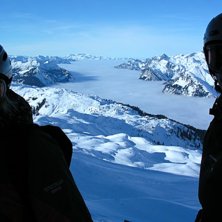 Jag och Matthias och en fantastisk utsikt. Foto: Rasmuz. &Aring;kare: Jag och Matthias.