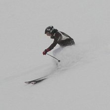 Jadu, lite semi puder p&aring; cormayeur?? fint med tip. Foto: Fader. &Aring;kare: Anonym :P.