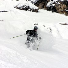 puder p&aring; p&aring;sk i cortina !!. Foto: Jacob Lundh. &Aring;kare: Anders Koppfeldt.