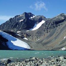 V&auml;ldigt fin utsikt fr&aring;n STF stugan i Tarfala. Foto: Arvid Nystr&ouml;m.
