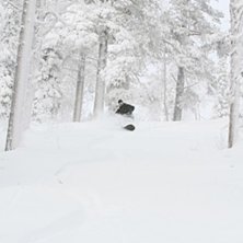 F&ouml;rsta dan p&aring; skidor f&ouml;r denna sessong.. Foto: Johan Karlsson. &Aring;kare: Erik Gustafsson.