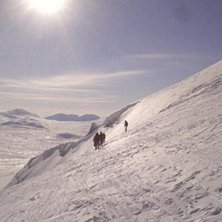 Tv&aring; nedsl&auml;pp p&aring; Helags.. Foto: Jag.