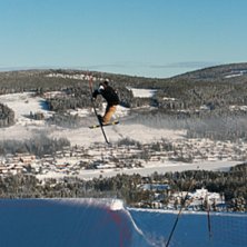 Ett varv med THE grab (: I bakgrunden syns det lil. Foto: H&aring;kan T&ouml;rnblom. &Aring;kare: Oskar T&ouml;rnblom.