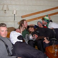 Lite h&auml;rlig avkoppling i afterskin.. Foto: Timpa.