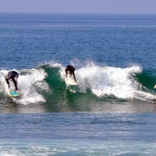 Litet point break utanf&ouml;r sri lankas &Ouml;stkust. Foto: Petteri Koste.