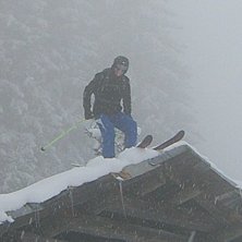 Track 60 between Crap Sogn Cion and Larnagas. Foto: Rico. &Aring;kare: Martin.