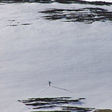 Jag &auml;r p&aring; v&auml;g upp f&ouml;r personalbacken i storulv. Foto: Carolina Ohlsson. &Aring;kare: Viktor Bjurlid.