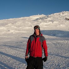 En bra men skit kall dag i &Aring;re!. Foto: Duschen. &Aring;kare: I egen h&ouml;g person.