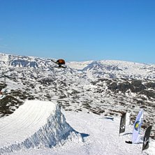Jonthe tar vara p&aring; den sista hopp sessionen f&ouml;rr.