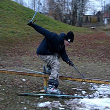 Gillar minen. Foto: Erik Brohagen. &Aring;kare: Viktor Backman.