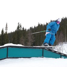 ja va i fun&auml;sdalen p&aring; sportlovet va ganska korsb. Foto: matilda lindgren. &Aring;kare: titti.