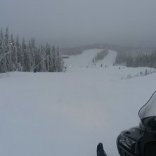 Jippi, det har kommet 10 cm til!
Nedfarter og skil.