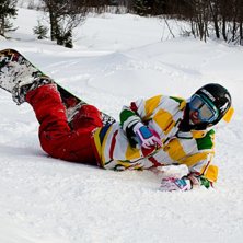 kollar att det &auml;r bra sn&ouml;. Foto: Dan Hedegren. &Aring;kare: Peter Lindstr&ouml;m.
