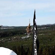 NM i Slopestyle, uppv&auml;rmning!. Foto: Tobias &Ouml;str&ouml;m. &Aring;kare: Lars Ilis.