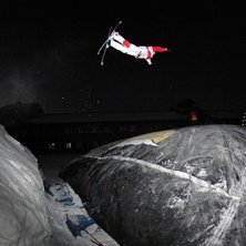 Jag p&aring; st&ouml;tens bigairbag. Foto: Christoffer Wasteg&aring;rd. &Aring;kare: Jag.