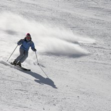 Underbar skid&aring;kning och v&auml;der.. Foto: Martin Alexanderson. &Aring;kare: Maria Jonasson.