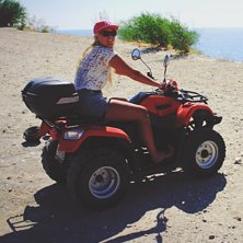 Fyrhjuling p&aring; Grekland.. Foto: O. &Aring;kare: MEEEEE.