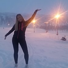 Nora er klar, er du??? 
Nyyydelig pudderf&oslash;re!!!!.