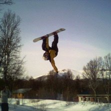 Backflip med mutegrab. Foto: Stefan Ryckertz. &Aring;kare: Fredrik Johannesson.