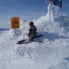 Livet &auml;r toppen p&aring; toppen. Foto: Pappa Jokke. &Aring;kare: Alex Eriksson.