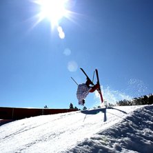 Jag langade en front fr&aring;n en liten kulle :P ahaah. Foto: matilda starkenberg. &Aring;kare: Pernilla Johansen.