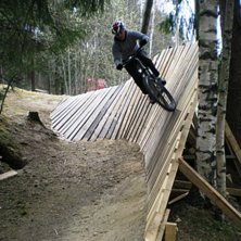 Wallride. Foto: Oskar Lindberg. &Aring;kare: Alexander Fagerstr&ouml;m.