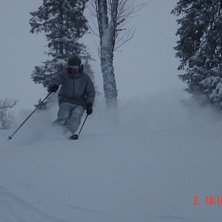 Spelar ingen roll att inte solen syns.. Foto: Anton Bergh. &Aring;kare: Alexander Bergh.