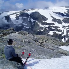 En vacker dag i Stryn. Foto: Maria Borg. &Aring;kare: Emil Lidberg.