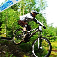 Tagen under Svenska Downhill Cupen i Sunne. Foto: Peter Withfeldt. &Aring;kare: Oliwer Kangas.
